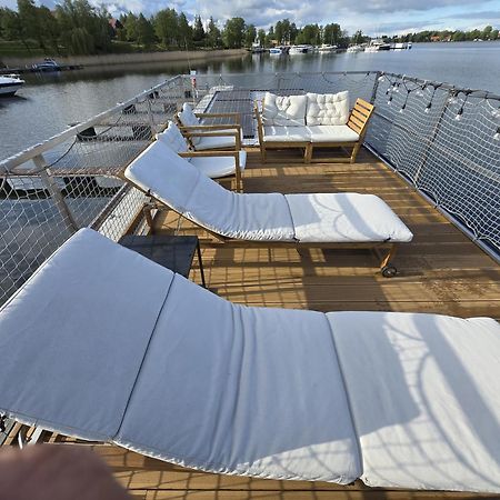 Domek Na Wodzie - Houseboat -Sauna, Taras Na Dachu, Dwie Sypialnie Mikołajki Eksteriør billede