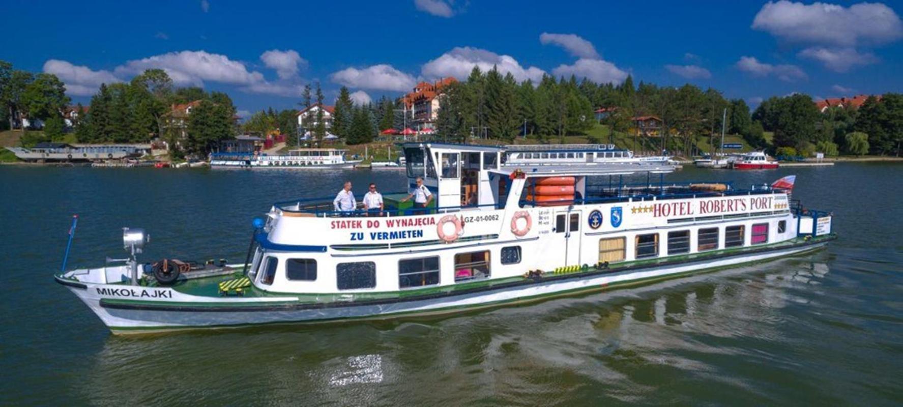 Domek Na Wodzie - Houseboat -Sauna, Taras Na Dachu, Dwie Sypialnie Mikołajki Eksteriør billede