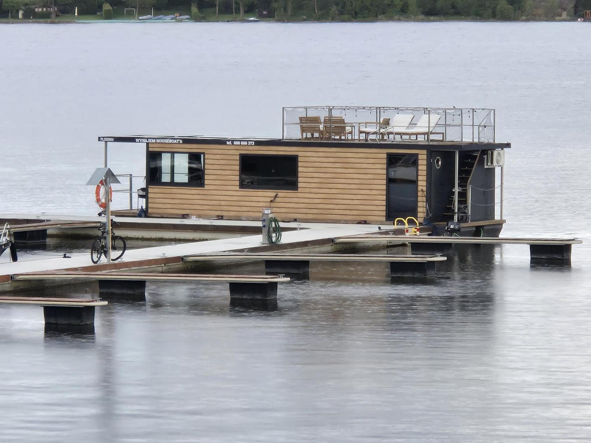 Domek Na Wodzie - Houseboat -Sauna, Taras Na Dachu, Dwie Sypialnie Mikołajki Eksteriør billede