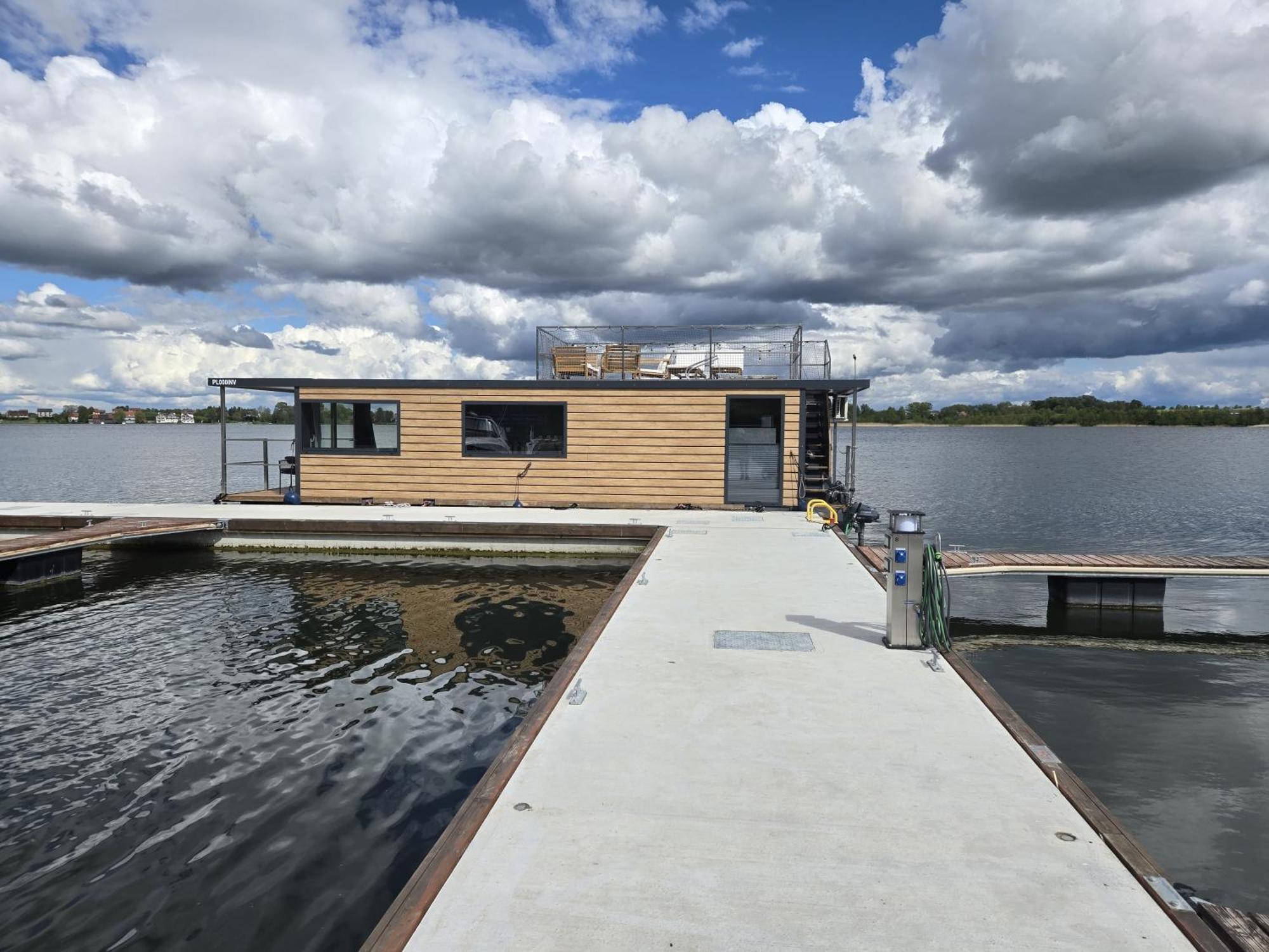 Domek Na Wodzie - Houseboat -Sauna, Taras Na Dachu, Dwie Sypialnie Mikołajki Eksteriør billede
